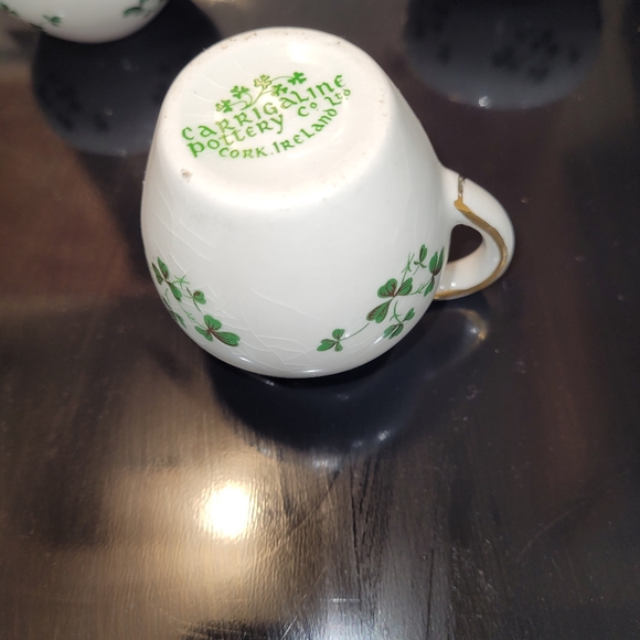 VINTAGE CARRIGALINE POTTERY SHAMROCK LOT - Picture 6 of 10